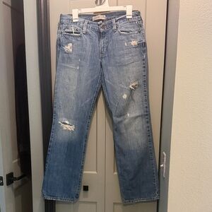 Old Navy Women's Straight Leg Jeans - Light Blue